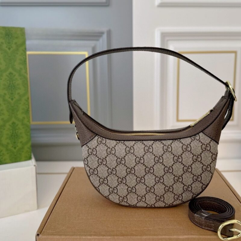 Alternative view of GUCCI OPHIDIA MINI BAG BEIGE AND EBONY 20CM 658551 96IWG 8745