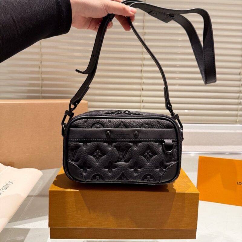 Alternative view of LOUIS VUITTON ALPHA WEARABLE WALLET MONOGRAM SHADOW BLACK 19CM M82544