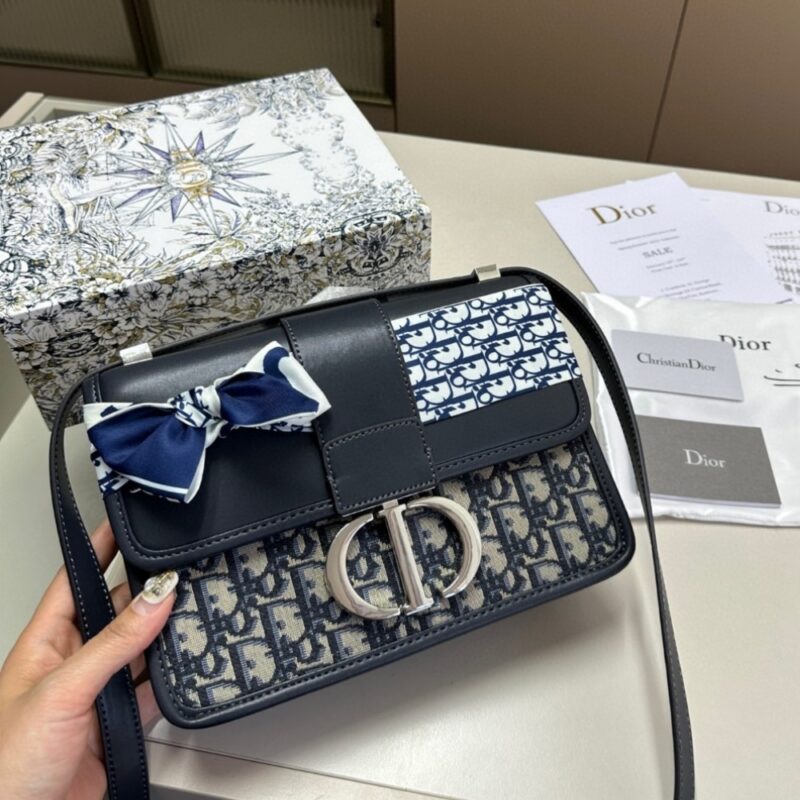 Alternative view of DIOR 30 MONTAIGNE BAG BLUE 24CM M9203PDDS M928