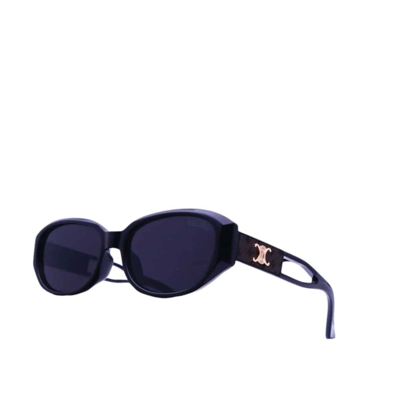 CELINE TRIOMPHE HOLE PUNCH SUNGLASSES BLACK