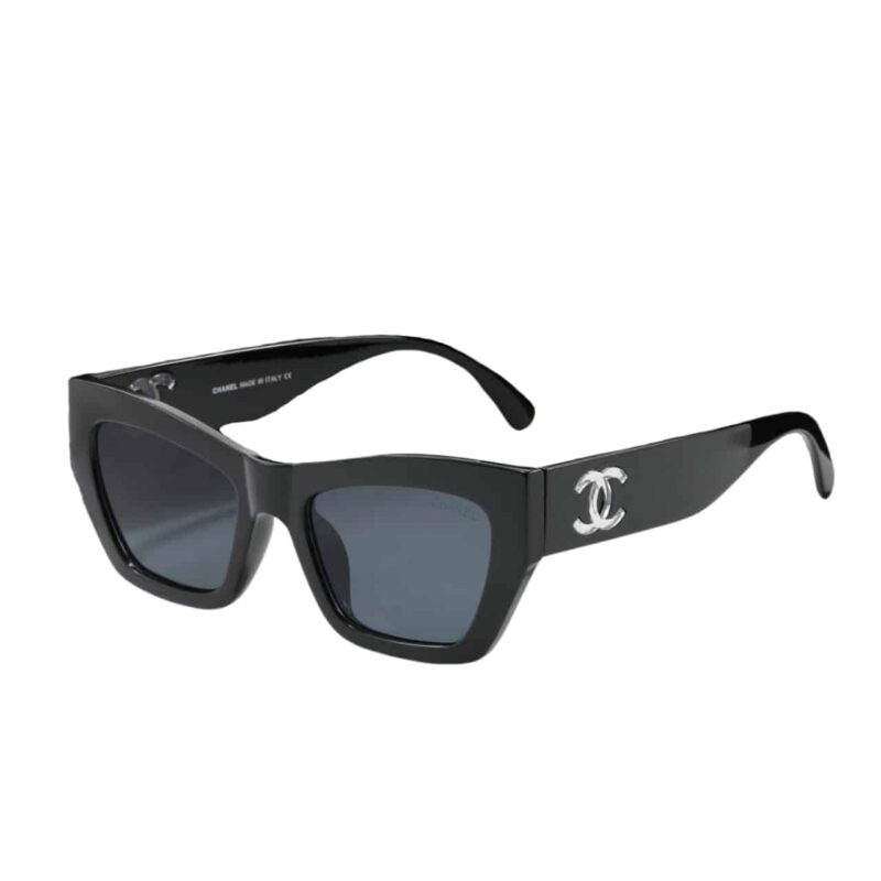 CHANEL CAT EYE SUNGLASSES ACETATE AND NYLON BLACK