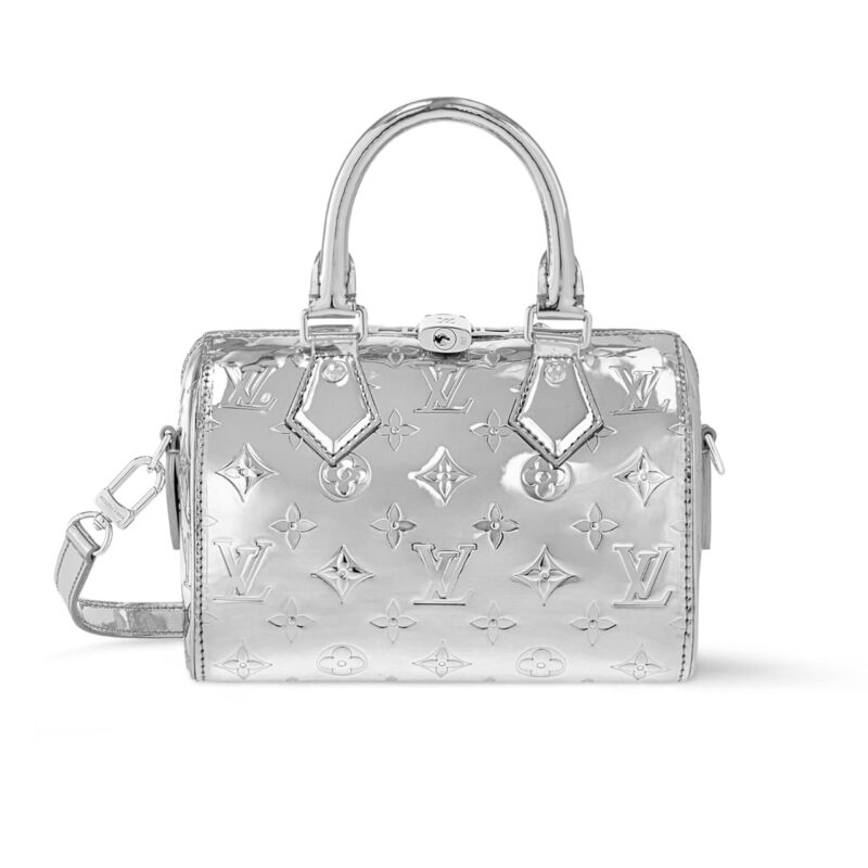 LOUIS VUITTON SPEEDY BANDOULIÈRE 20 SILVER 20CM M11987