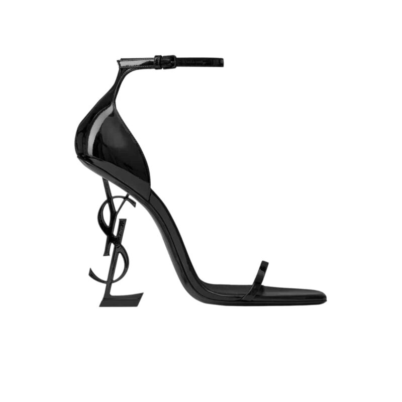 SAINT LAURENT OPYUM SANDALS IN ALL BLACK 5576620NPVV1000