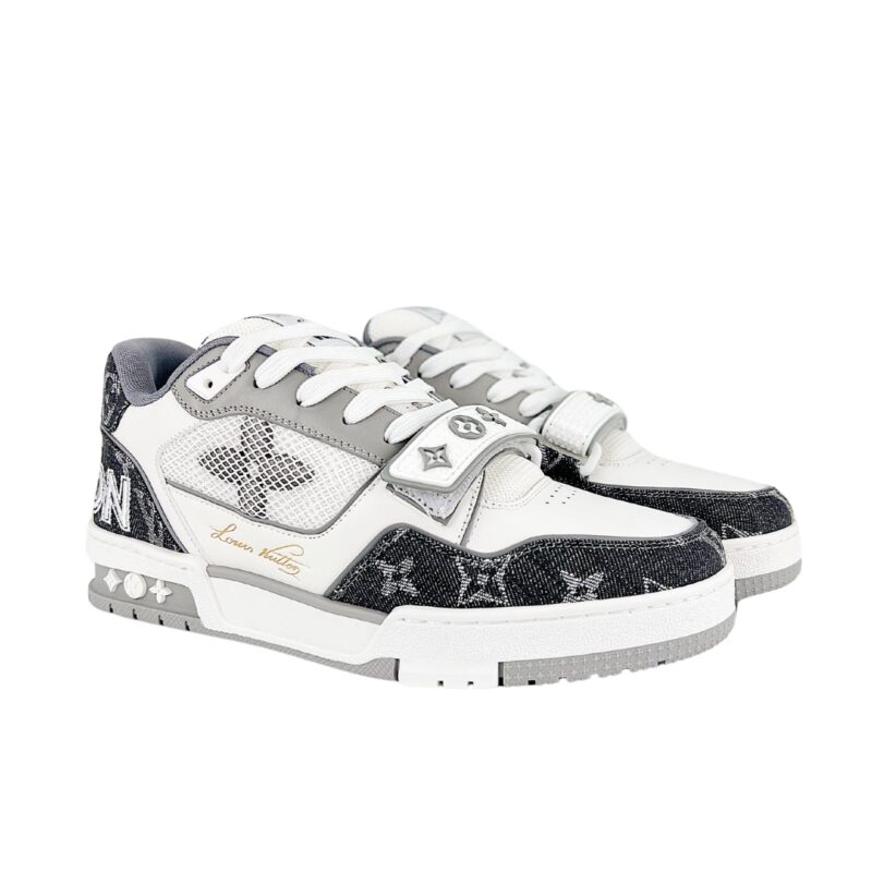 LOUIS VUITTON LV TRAINER SNEAKERS GREY 1ADF0U