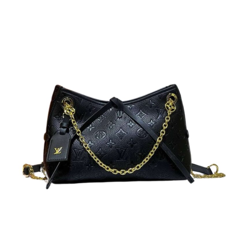 LOUIS VUITTON CARRYALL BB BAG MONOGRAM BLACK 26CM