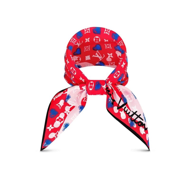 LOUIS VUITTON U SQUARE 45 IN RED 70CM