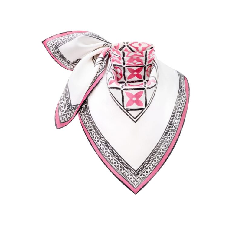 LOUIS VUITTON MONOGRAM FLOWER TILE IN LIGHT PINK 70CM