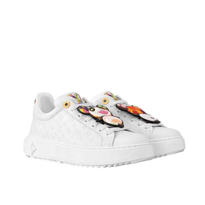 LOUIS VUITTON X MURAKAMI TIME OUT SNEAKER WHITE 1AGZGJ