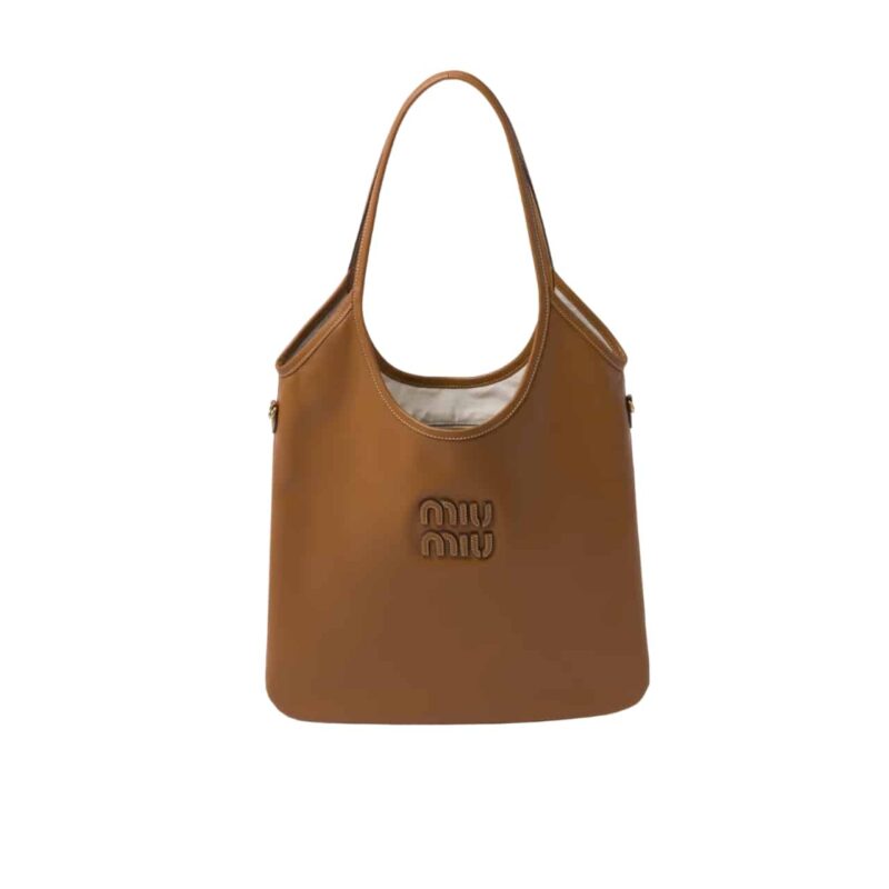 MIUMIU IVY BAG COGNAC 35CM 5BG231 ACRW F0046 V MLN