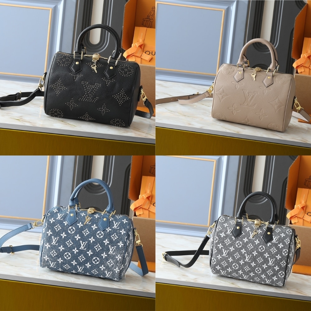 LOUIS VUITTON SPEEDY BANDOULIÈRE 25 BLACK 25CM M46736 - Image 3