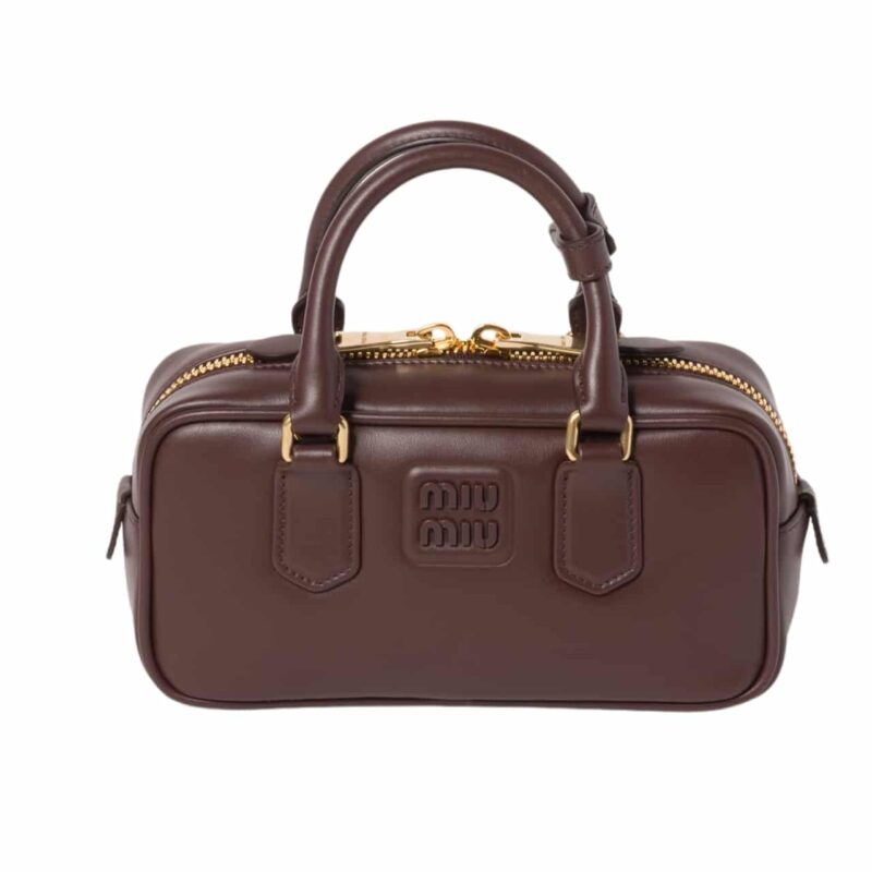 MIUMIU ARCADIE BAG BRIARWOOD 23CM 5BB148 2CR3 F0NBL V OON