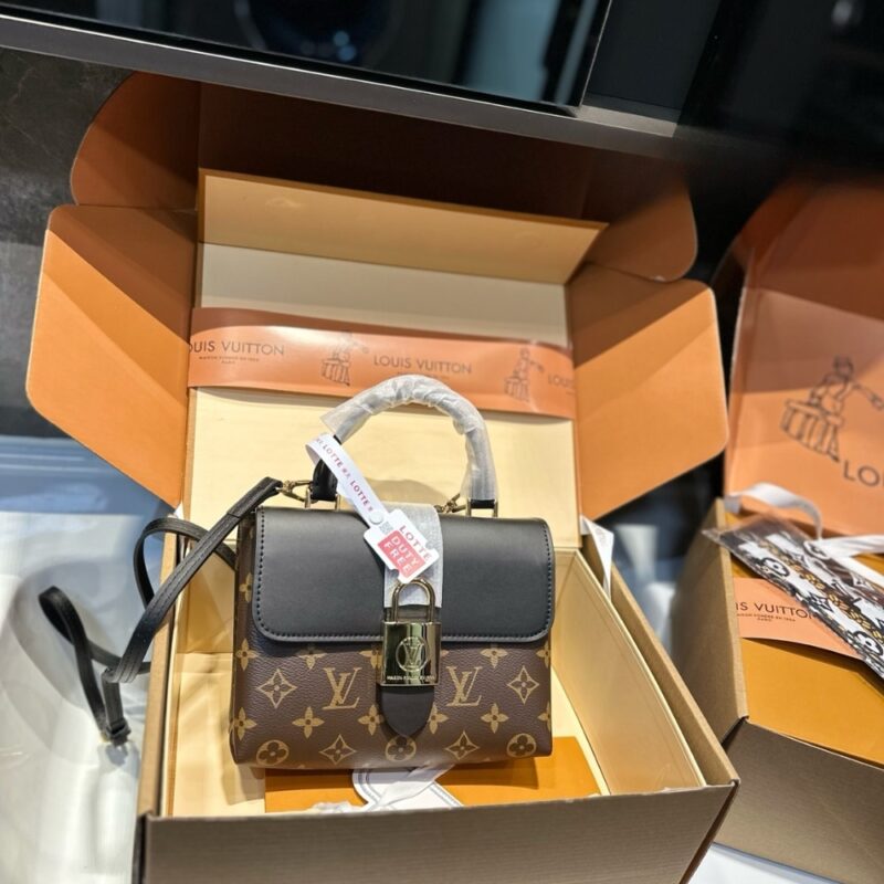 Alternative view of LOUIS VUITTON LOCKY BB MONOGRAM BLACK 21CM M44141