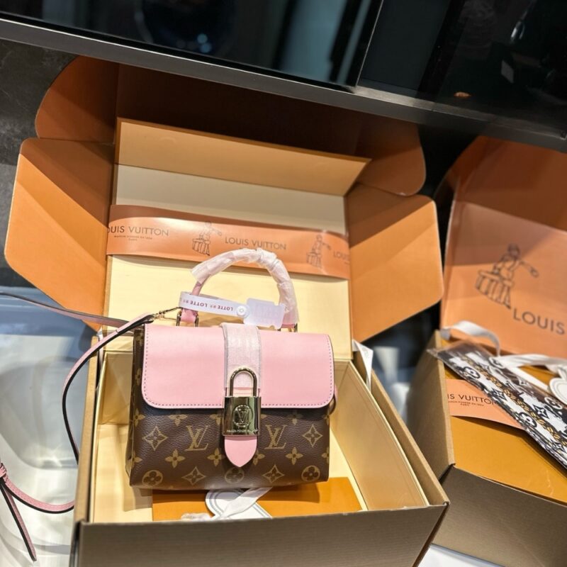 Alternative view of LOUIS VUITTON LOCKY BB MONOGRAM PINK 21CM