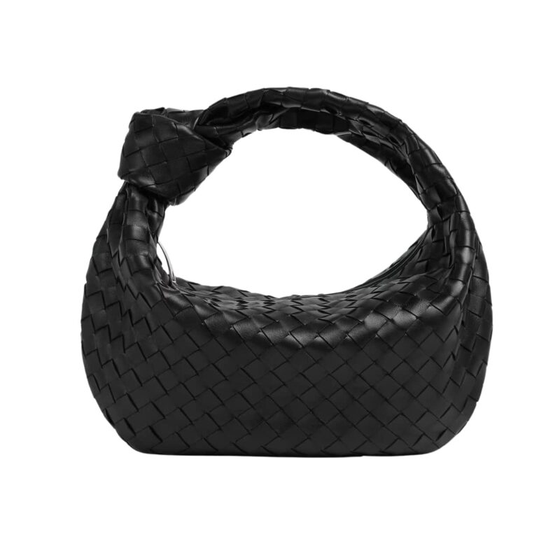 BOTTEGA VENETA SMALL JODIE SHOULDER BAG IN BLACK 34CM 690225VCPP01229