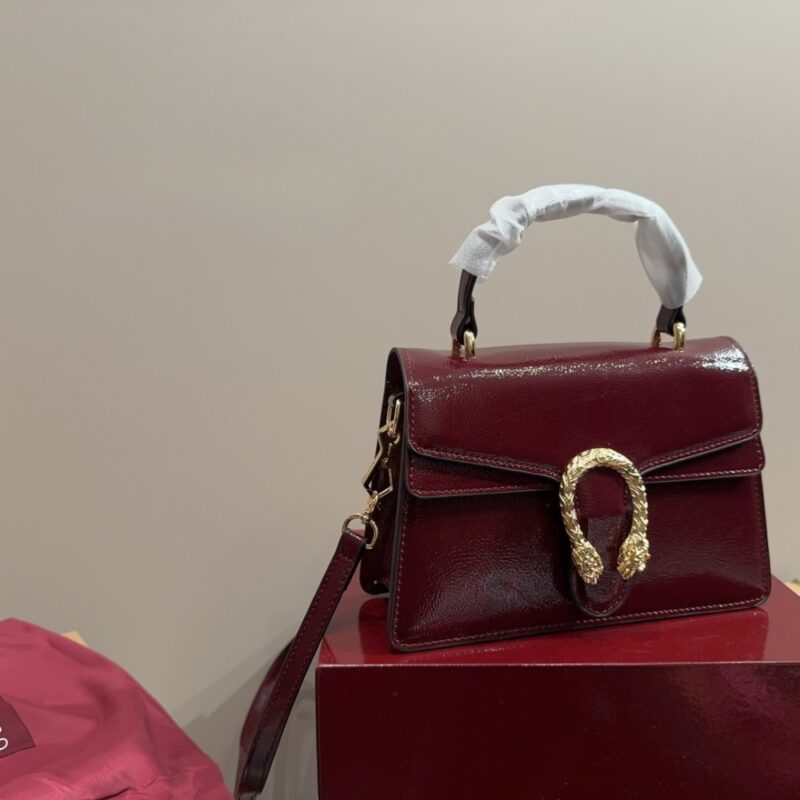 Alternative view of GUCCI DIONYSUS SMALL TOP HANDLE BAG ROSSO ANCORA RED 24CM 799599 0AAA8 6207