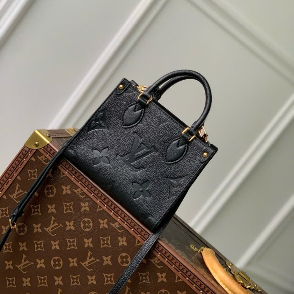 Louis Vuitton Onthego BB Monogram Empreinte Black 18Cm M46993 - Image 3