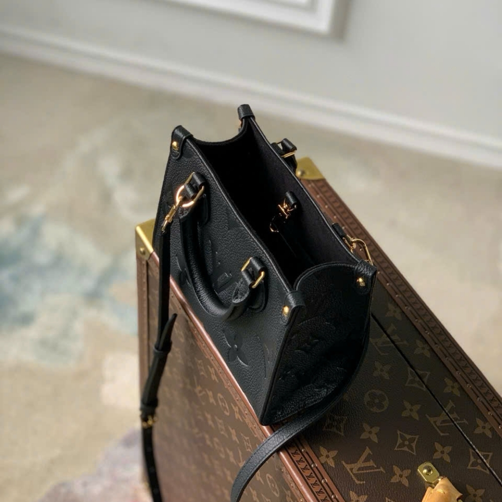 Louis Vuitton Onthego BB Monogram Empreinte Black 18Cm M46993 - Image 5