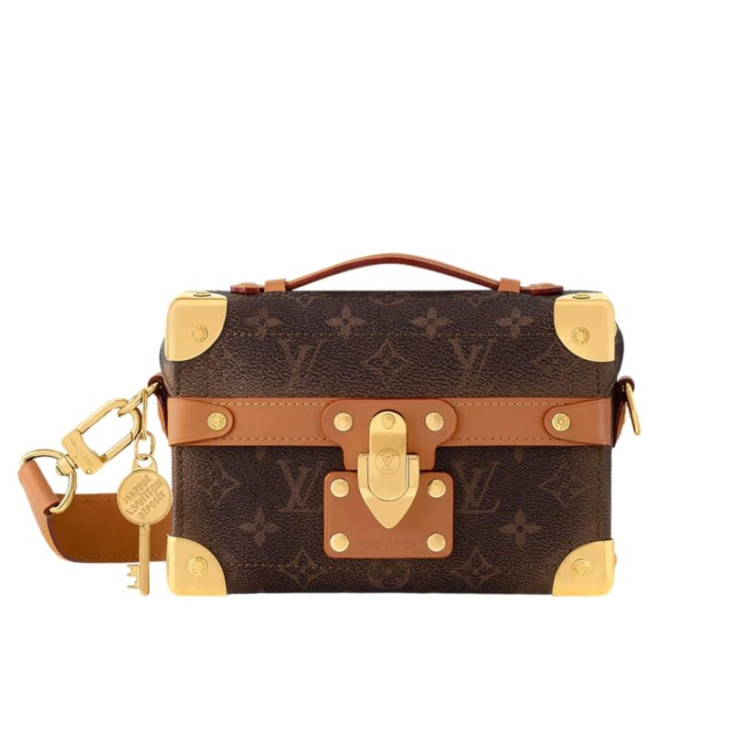 LOUIS VUITTON SOUL TRUNK MONOGRAM DUST COATED CANVAS 15CM M11535