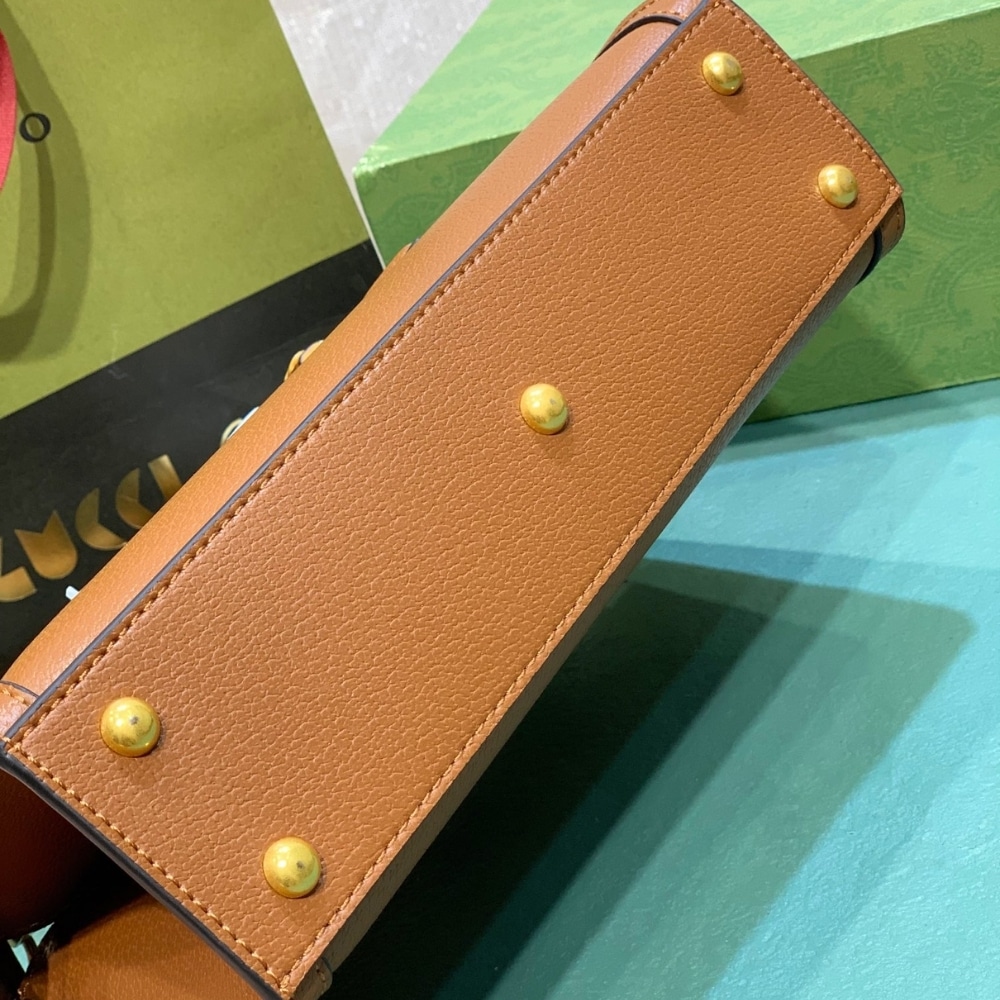Gucci Diana Small Shoulder Bag Brown Leather 25cm 735153 DJ24T 2548 - Image 4