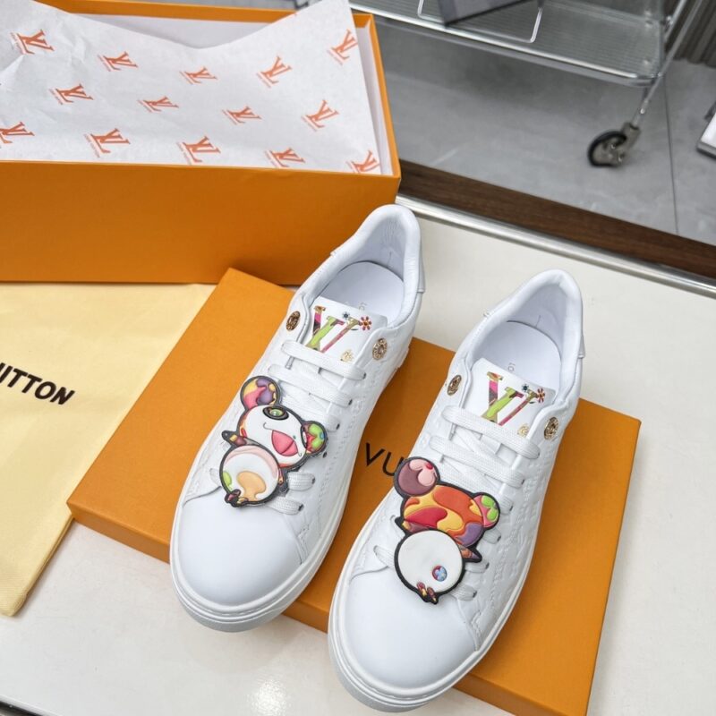 Alternative view of LOUIS VUITTON X MURAKAMI TIME OUT SNEAKER WHITE 1AGZGJ