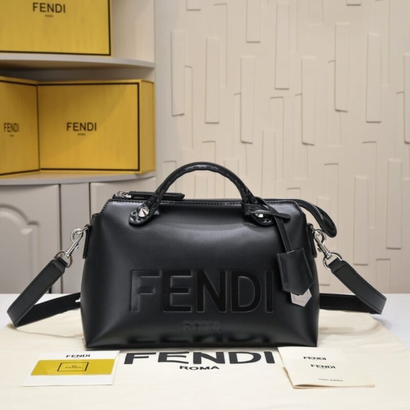 Alternative view of FENDI BY THE WAY MEDIUM TOTE AND SHOULDER BAG BLACK 28CM
