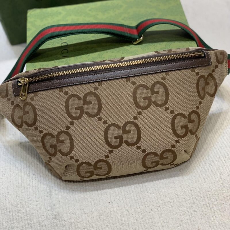Alternative view of GUCCI JUMBO GG BELT BAG BROWN 39CM