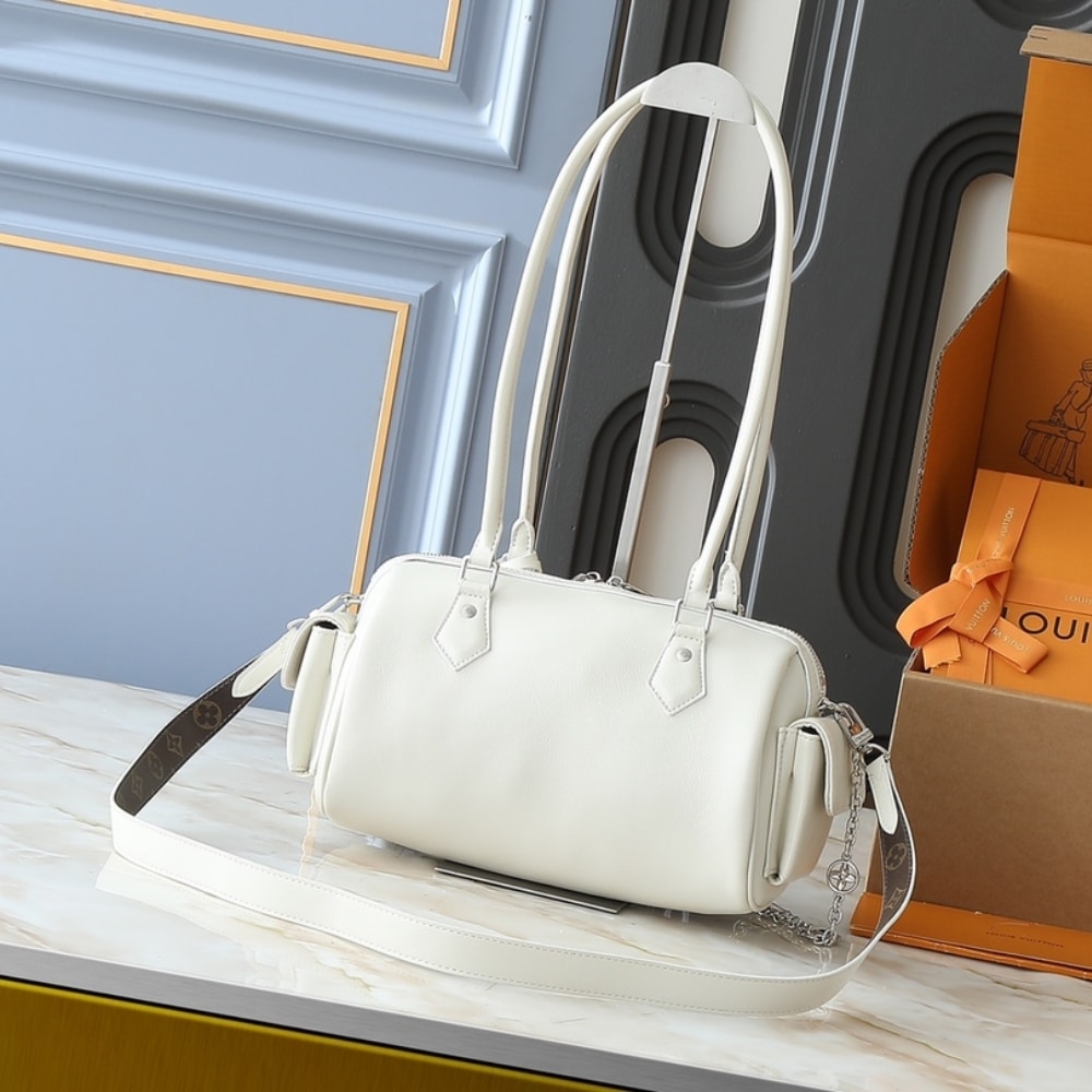 LOUIS VUITTON SPEEDY CARGO VIBE WHITE 28CM M12965 - Image 4