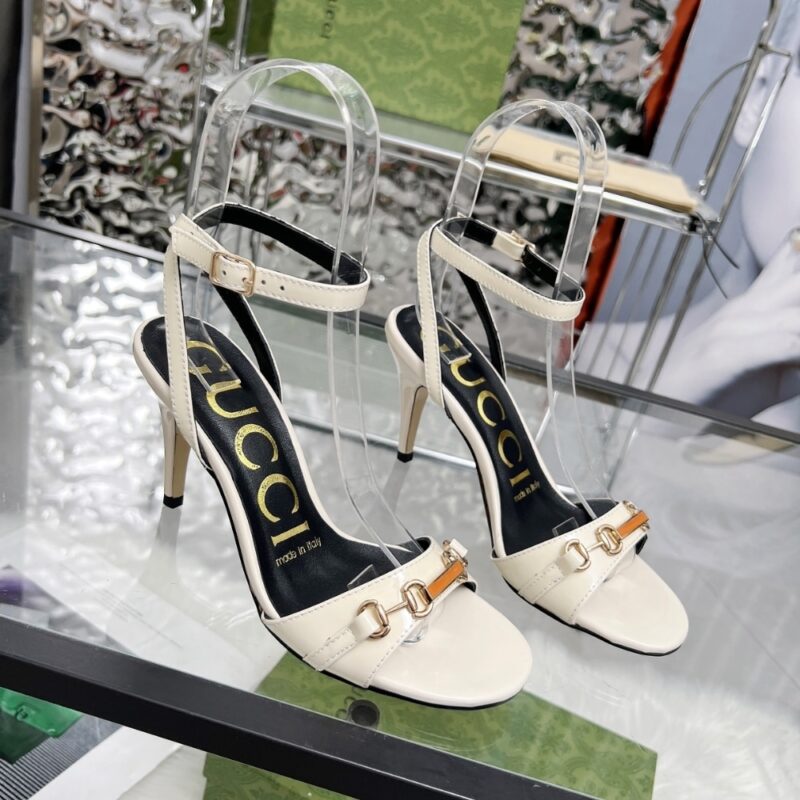 Alternative view of GUCCI MOOREA SANDALS WHITE
