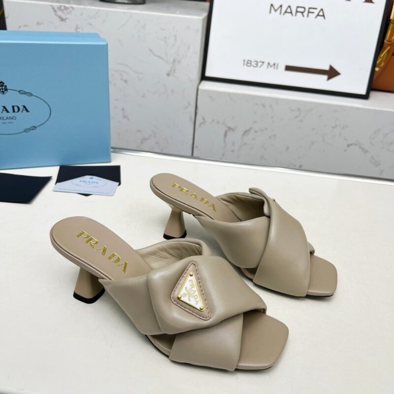 Alternative view of PRADA PADDED NAPPA SANDALS BEIGE  1XX754 2DL8 F0036 F 065