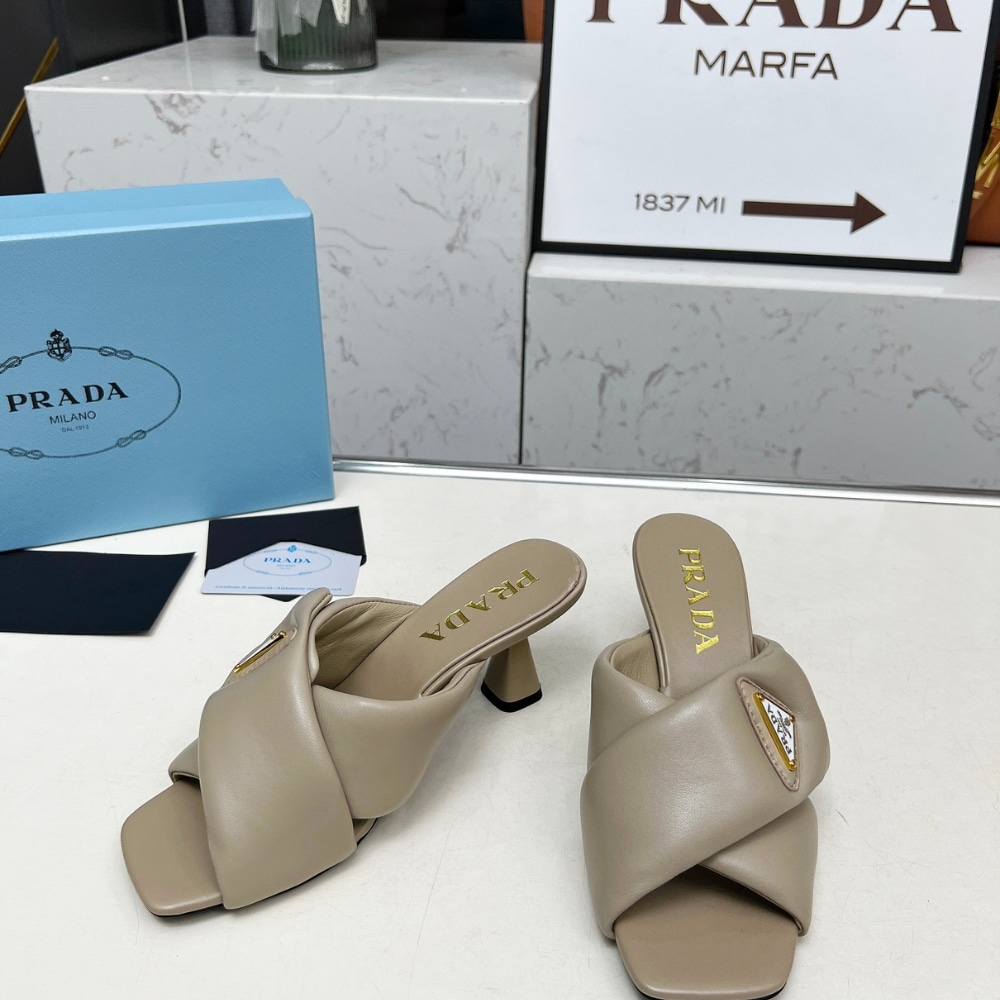 PRADA PADDED NAPPA SANDALS BEIGE 1XX754 2DL8 F0036 F 065 - Image 3