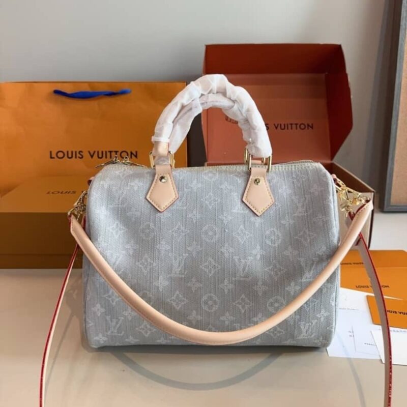 Alternative view of LOUIS VUITTON SPEEDY SOFT 30 WASHED GRAY 30CM M13344