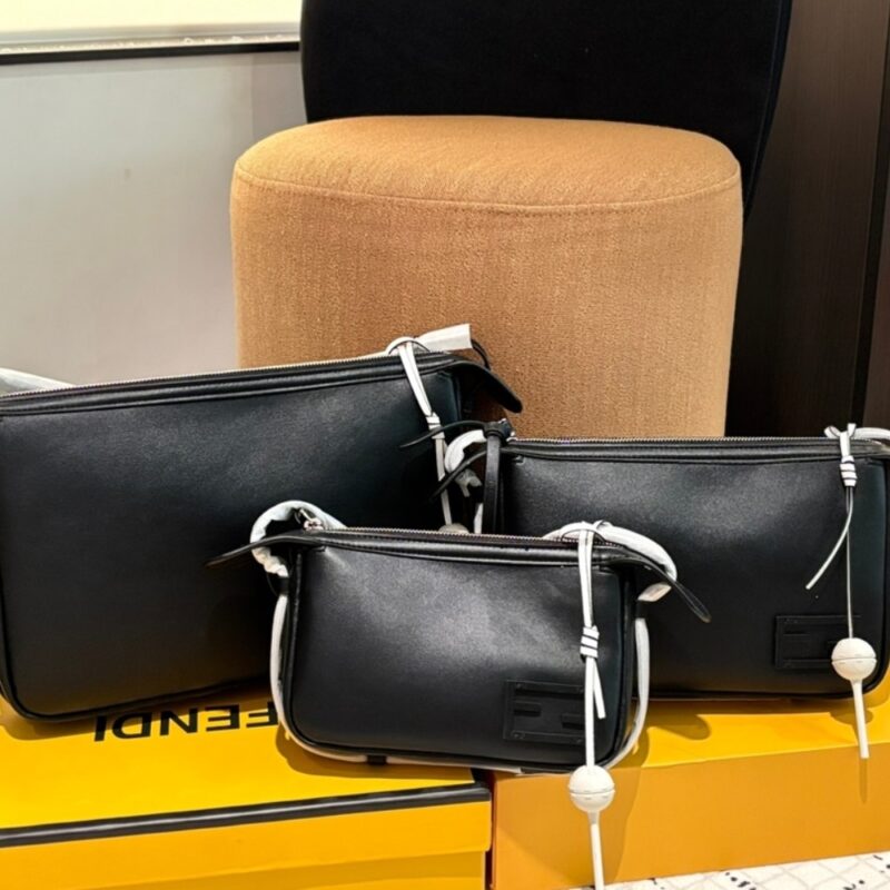 Alternative view of FENDI SIMPLY FENDI MINI BAG BLACK 23CM 8BS097AS7AF1QD0