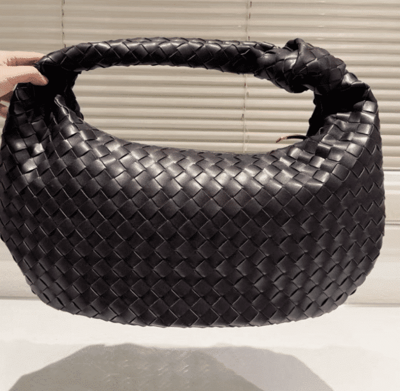 Alternative view of BOTTEGA VENETA SMALL JODIE SHOULDER BAG IN BLACK 34CM 690225VCPP01229