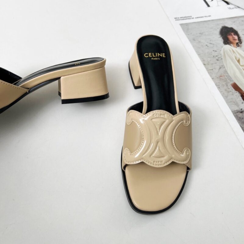 Alternative view of CELINE CLEMENCE MULE IN BEIGE