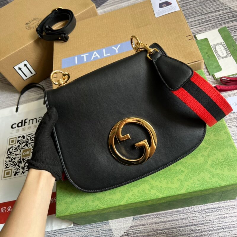 Alternative view of GUCCI BLONDIE MEDIUM BAG BLACK 29CM 699210 UXXAG 1064