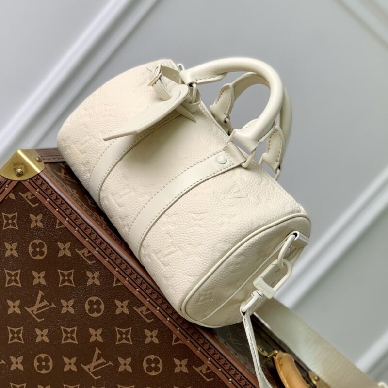 Alternative view of LOUIS VUITTON KEEPALL BANDOULIÈRE 25 BAG CREAM 25CM M24434