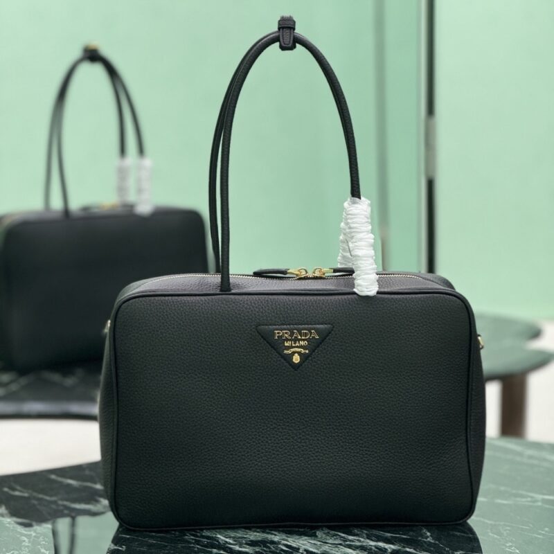 Alternative view of PRADA LARGE TOP HANDLE BAG BLACK 35CM 1BB128 2DKV F0632 V ONO