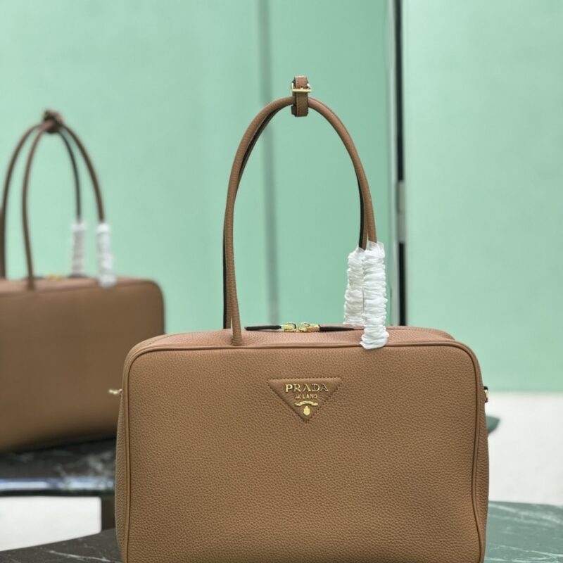 Alternative view of PRADA LARGE TOP HANDLE BAG CARAMEL 35CM 1BB128 2DKV F03V8 V ONO