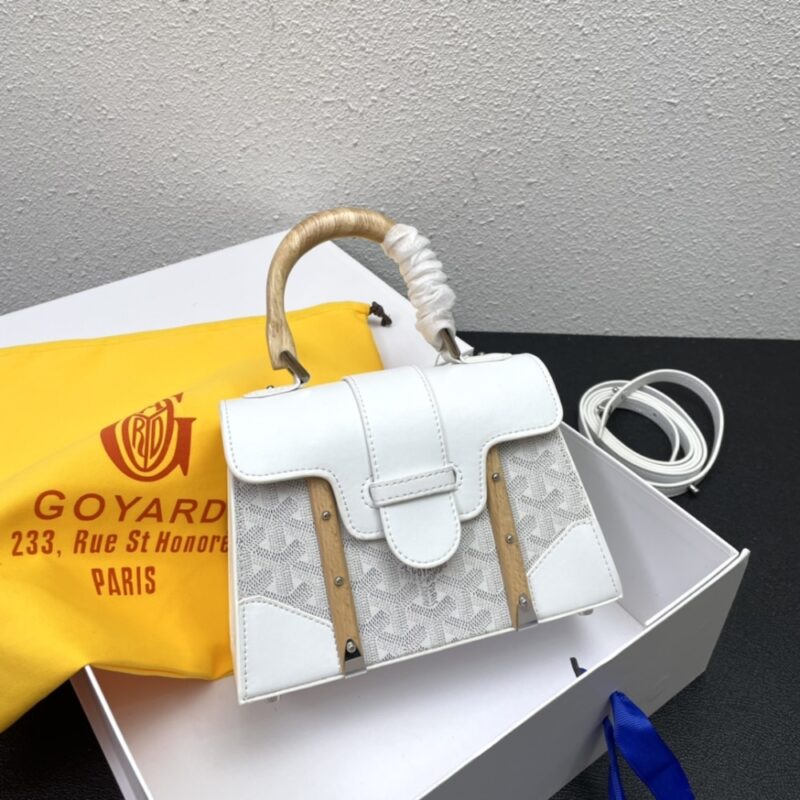 Alternative view of GOYARD SAÏGON STRUCTURÉ MINI BAG WHITE 21CM SAIGR2MINTY50CL50P