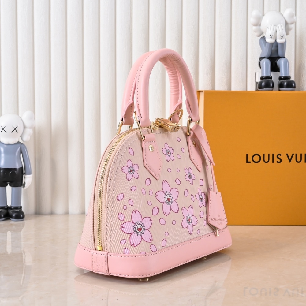 LOUIS VUITTON X TAKASHI MURAKAMI ALMA BB PINK 25CM M13104 - Image 3