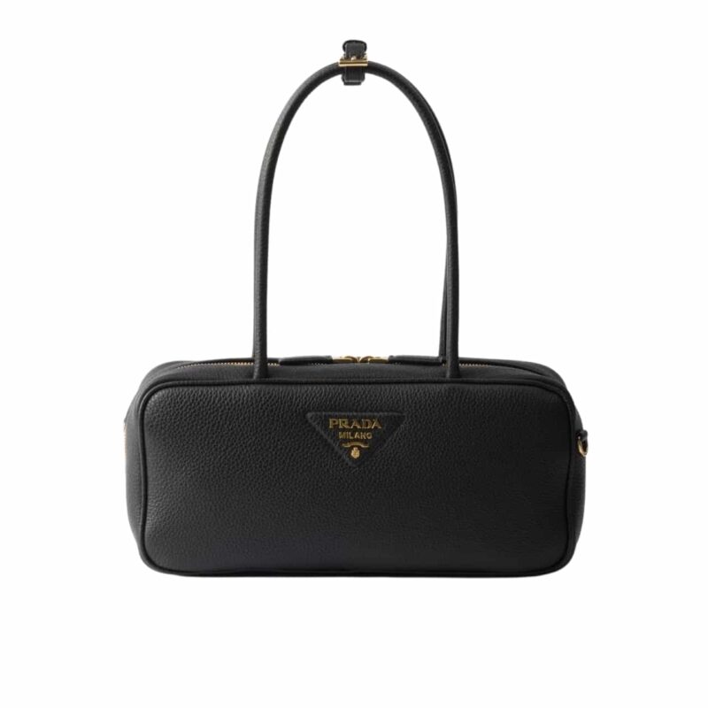 PRADA MEDIUM TOP HANDLE BAG BLACK 29CM 1BB126 2DKV F0632 V ONO