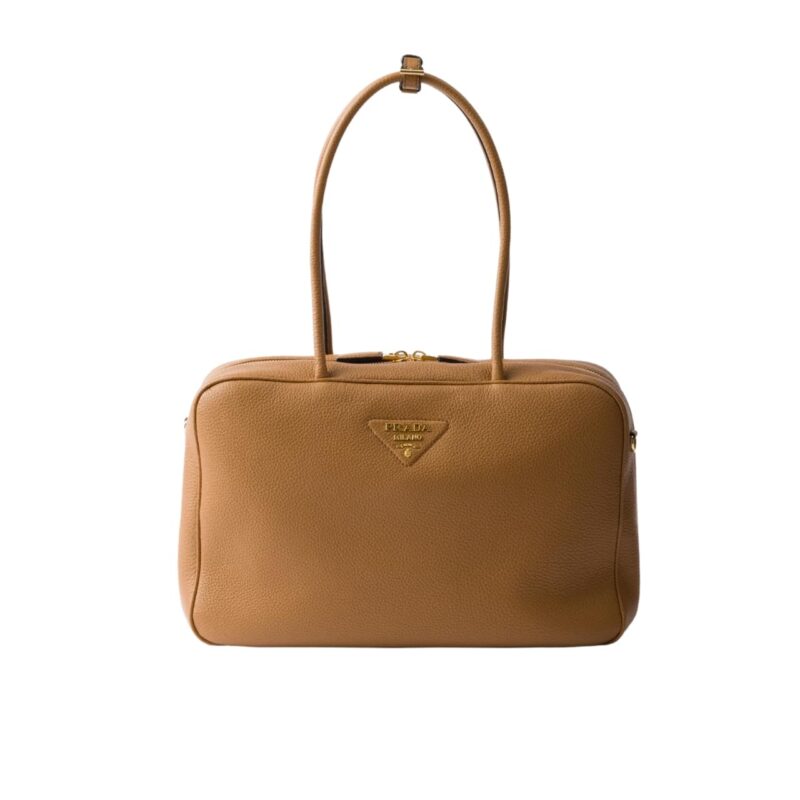 PRADA LARGE TOP HANDLE BAG CARAMEL 35CM 1BB128 2DKV F03V8 V ONO