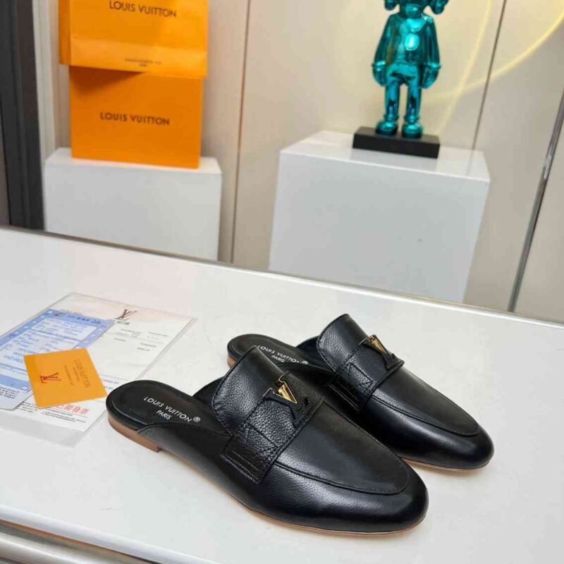 Alternative view of LOUIS VUITTON MARE OPEN BACK LOAFER NOIR 1ACH5W