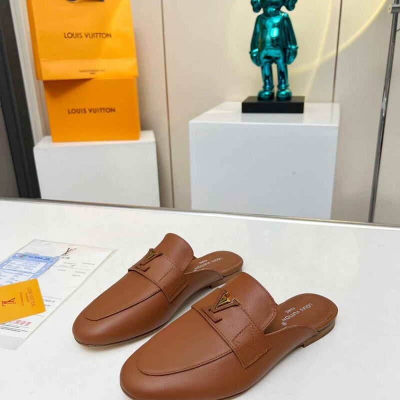 Alternative view of LOUIS VUITTON MARE OPEN BACK LOAFER COGNAC 1ACH7J