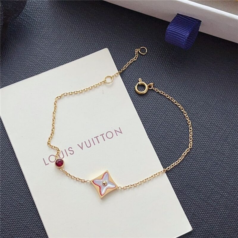 Alternative view of LOUIS VUITTON COLOR BLOSSOM BB STAR BRACELET RED GOLD