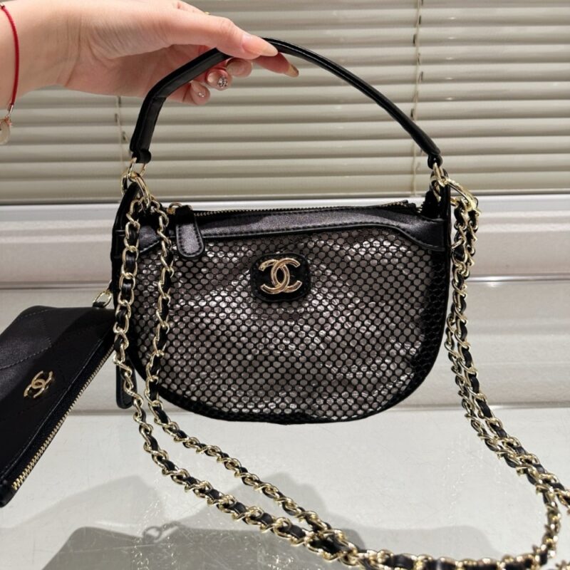 Alternative view of CHANEL CLUTCH WITH CHAIN BLACK 20CM AP4573 B20118 94305