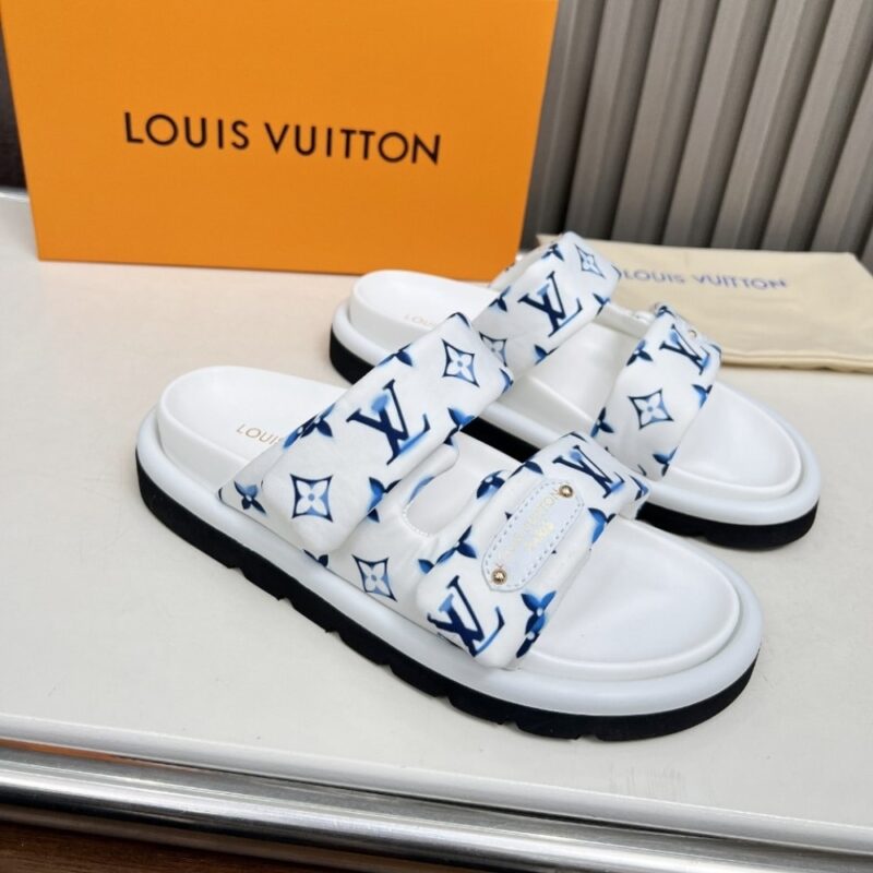 Alternative view of LOUIS VUITTON POOL PILLOW COMFORT MULE BLUE 1AHMKL