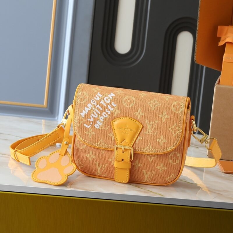 Alternative view of LOUIS VUITTON MONTSOURIS MESSENGER MONOGRAM YELLOW 20CM M12694
