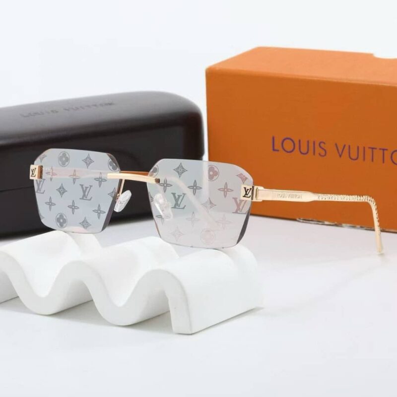 Alternative view of LOUIS VUITTON LV LOW SQUARE SUNGLASSES PURE WHITE