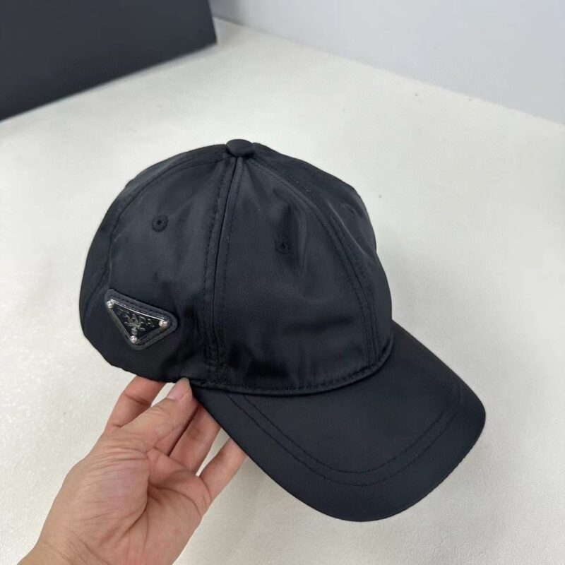 Alternative view of PRADA RE NYLON BASEBALL CAP BLACK 2HC274 2DMI F0002